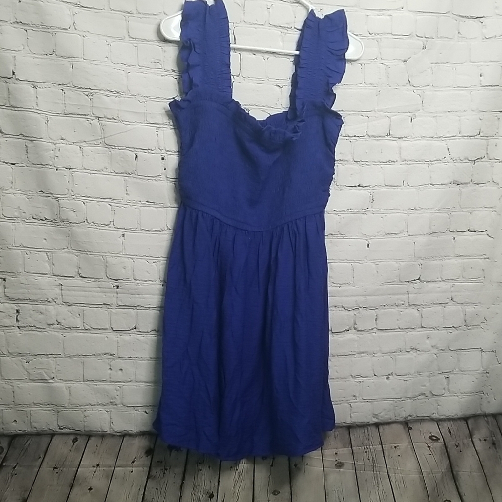 🎯 Express Royal Blue Sleeveless Stretchy Summer Dress Size Medium